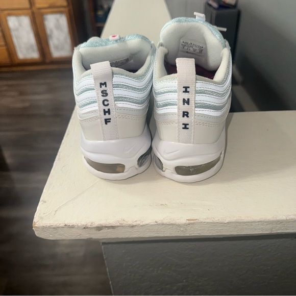Size 6.5 M 8W- Nike Air Max 97 x MSCHF INRI Jesus White 2019 - Picture 5 of 12